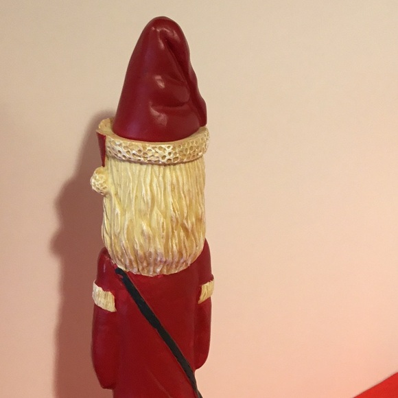 Old World Style Santa Christmas Candle Holder - Picture 8 of 15